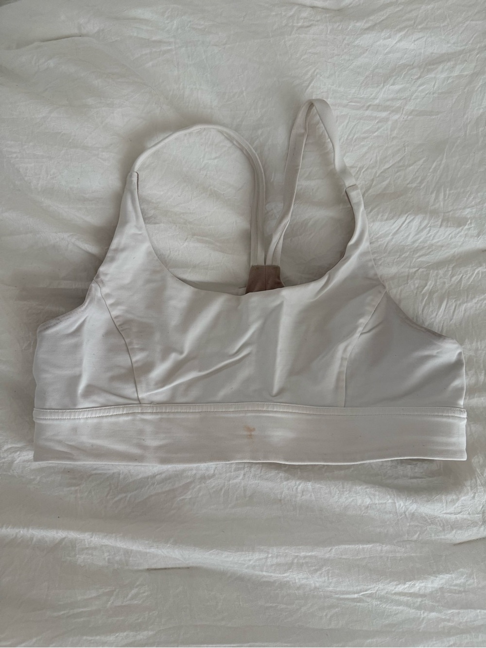 lululemon athletica White Seamless Sports Bralette